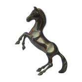 Golden bronze horse
