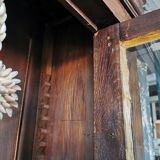 Library, wooden showcase