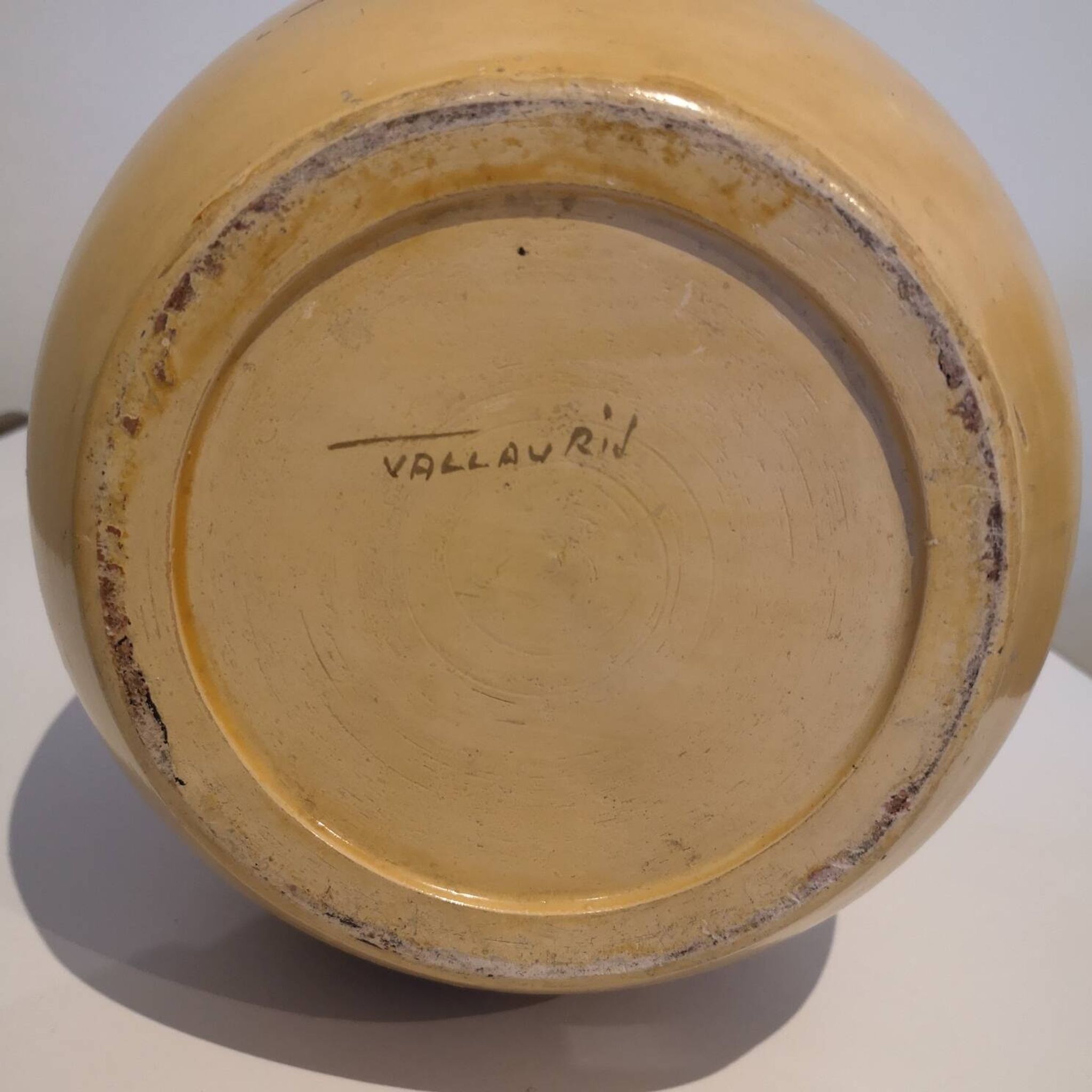 Vase céramique louis giraud vallauris art deco 1940 biot