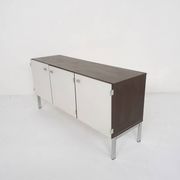 Pierre Guariche for Meurop credenza in vinyl, France 1960's