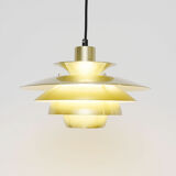 Lampe Jeka dorée, Danemark, années 1970