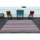 Vintage Turkish Oushak Handmade Wool Cotton Blue Pink Runner Rug 158x246