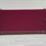 1960s, Danish velour 2 seater drop arm sofa, velour, original condition.