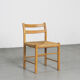 Solid beech chairs and rope