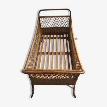 Child cradle bed 50s