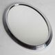 Oval mirror top 1950 silver