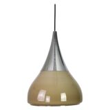 Large opaline glass pendant by Braun, Limburg, Germany, 1970s.