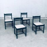 Italian design dining chair from the 1960s, set of 4.