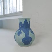 Vase Art Déco Sgraffito Gustavsberg Josef Ekberg Suède 1922