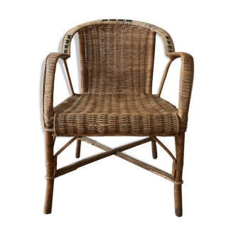 Wicker armchair 1900