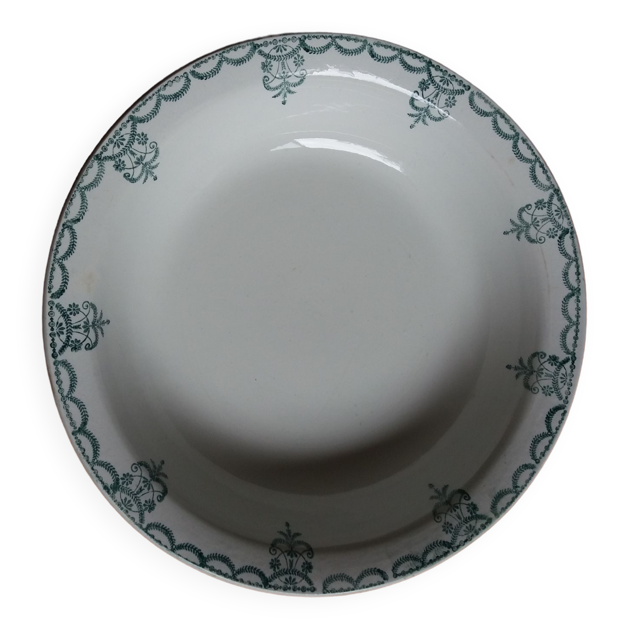 Plat rond creux Terre de fer de Moulin des Loups et Hamage