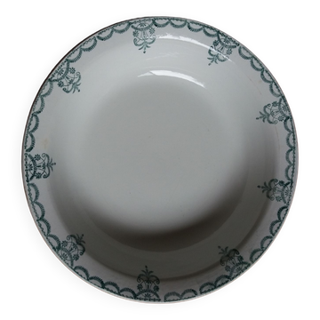 Plat rond creux Terre de fer de Moulin des Loups et Hamage