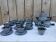 Art ceramic tea service, high fire - consisting of 27 pieces.