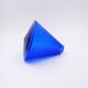 Cobalt blue glass spinning top vase - Salviati Murano