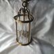 Bronze and crystal lantern