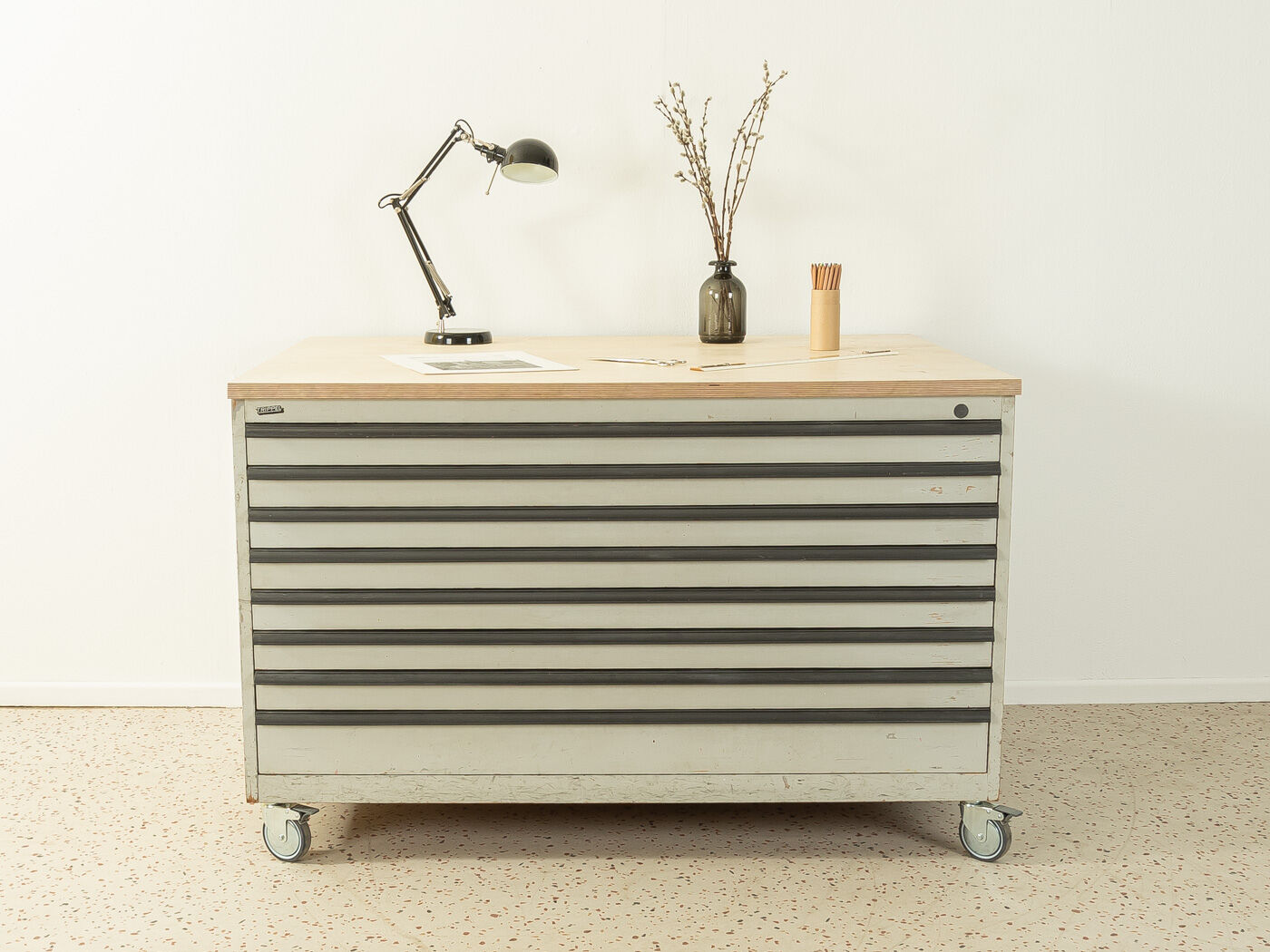 1960s Drawer Cabinet, Trippel