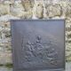 Cast iron fireplace plate
