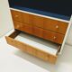 Vintage wooden storage cabinet / chest of drawers spindle feet / bookcase / column