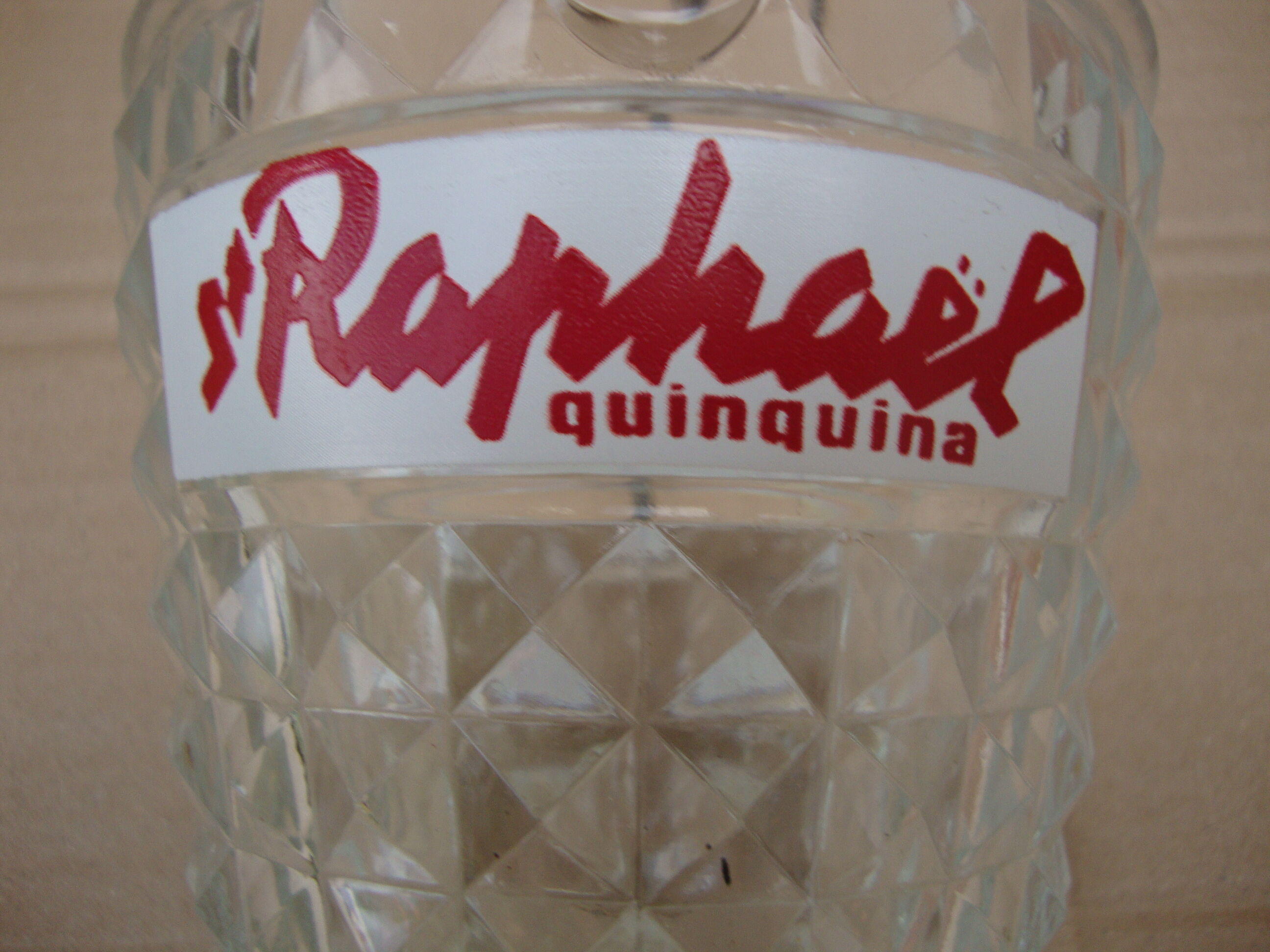 Small ice bucket St-Raphaël old glass cinchona