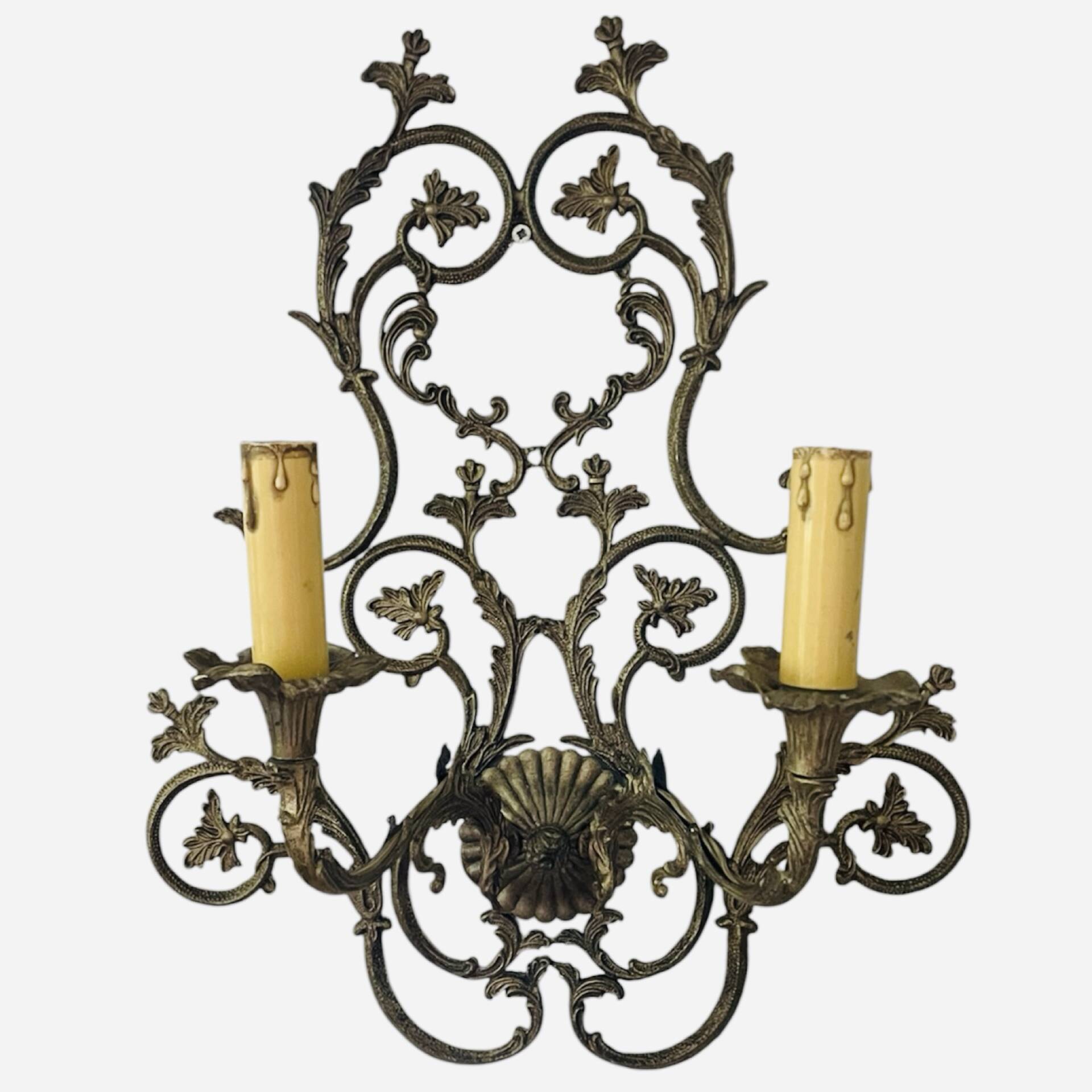 Large vintage Italian baroque wall light