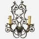 Large vintage Italian baroque wall light