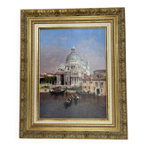 Tableau : Santa Maria della Salute. Huile sur Toile de Martín Rico y Ortega