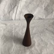 Bougeoir en bois de Bouleau teinté vintage , design scandinave