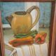 Still life in oil on panel signed J Gautier