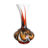 Vase vintage pop art opaline florence verre Italie