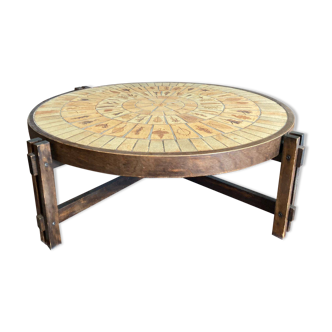 Table basse Guarrigue Roger Capron