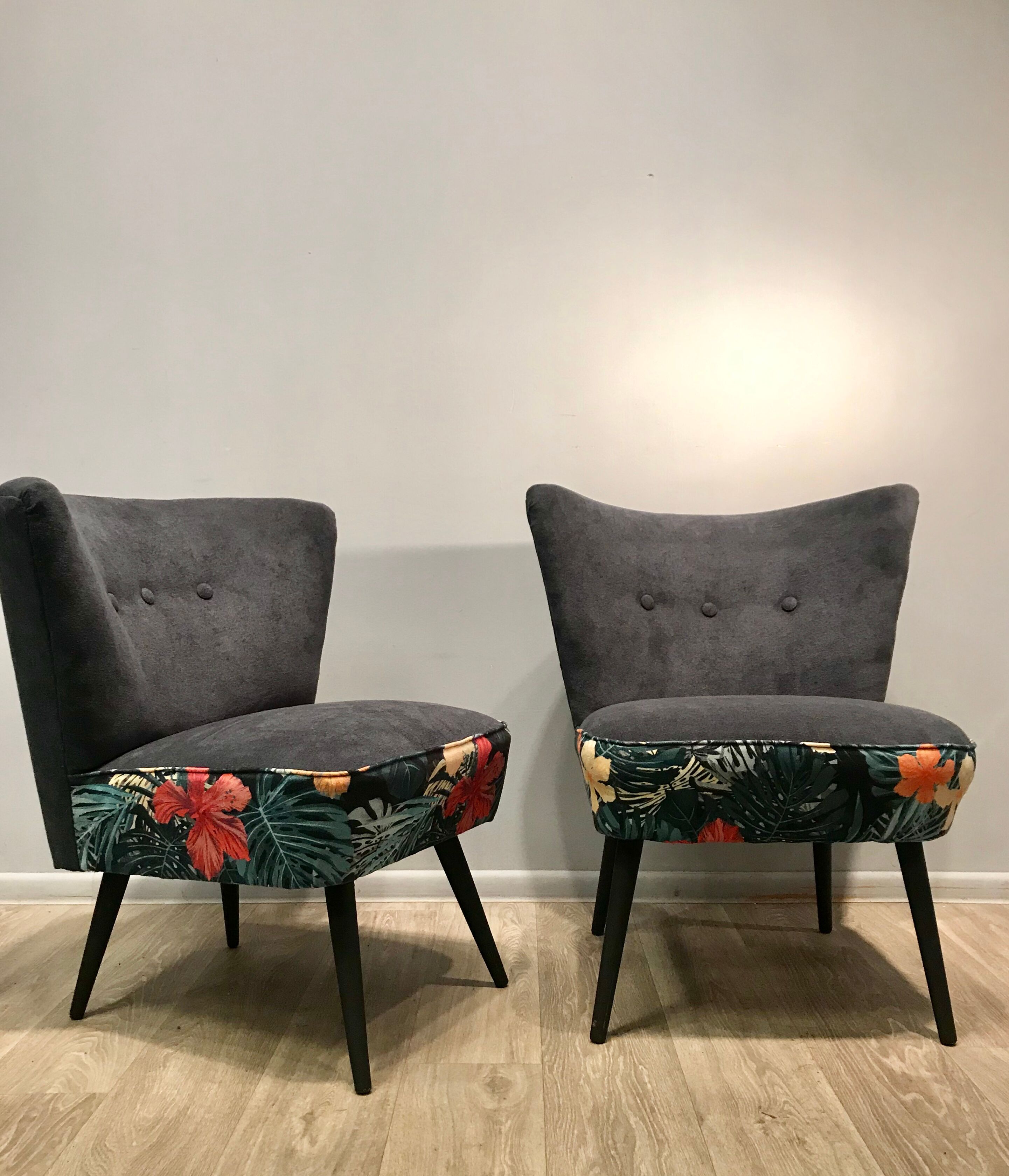 A pair of armchairs the 1960
