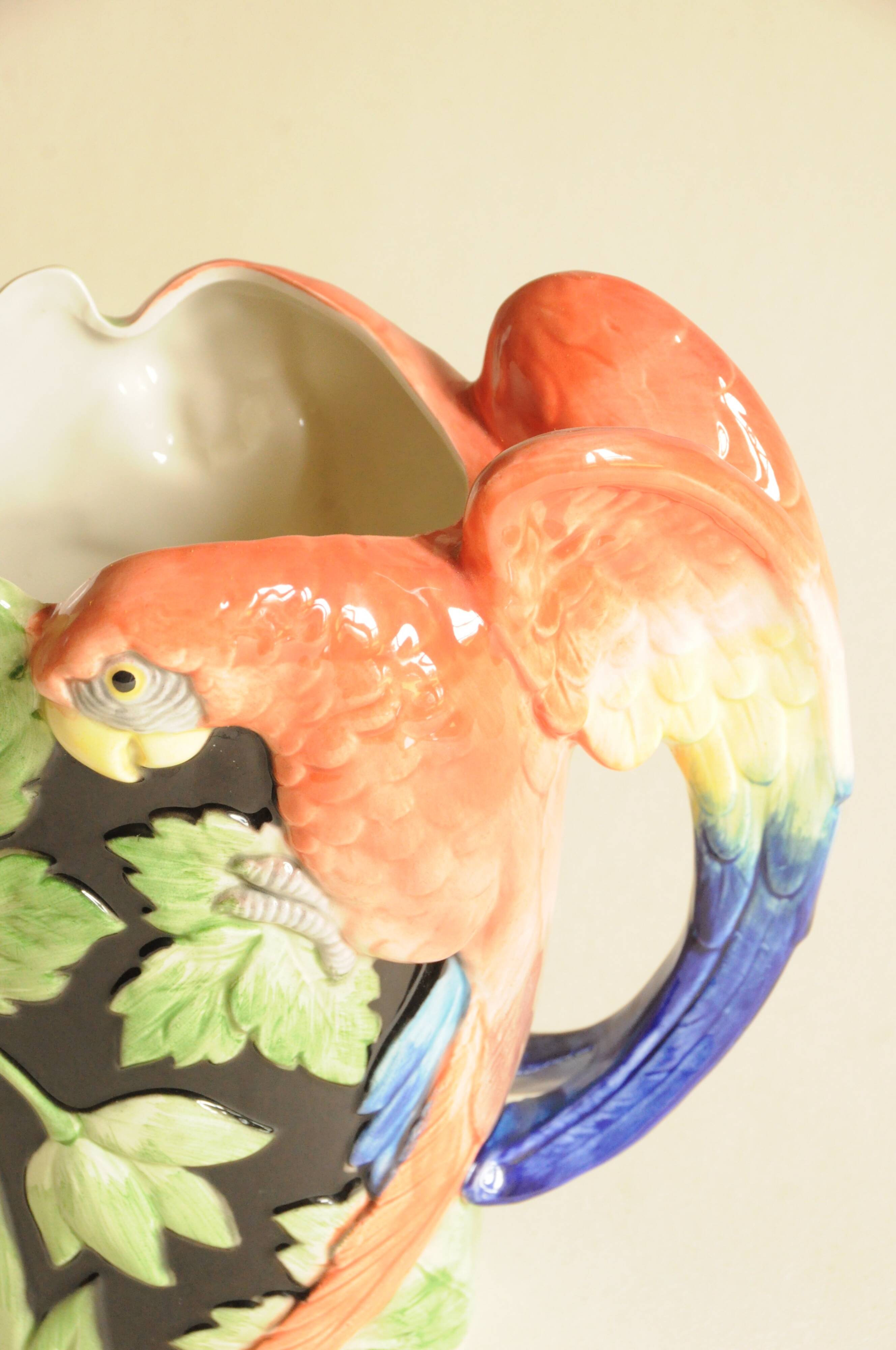 Pichet - Carafe Décorative Design Perroquet - "Macaw Parrot", Fitz & Floyd