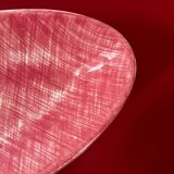 Pink oval dish