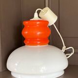 Vintage opaline pendant light