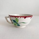 Antique earthenware cup “Colmar” Sarreguemines