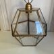 Suspension lanterne en laiton