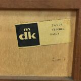 Scandinavian MDK bedside, wood