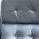 Fauteuil pivotant vintage Bramia avec repose-pieds