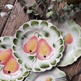 4 slurry dessert plates