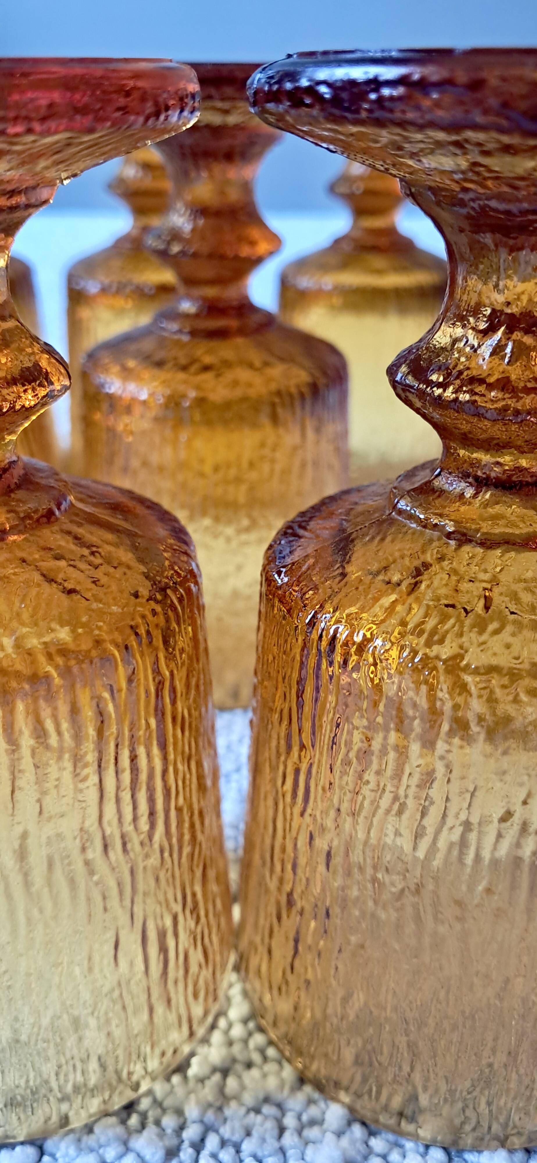 Set of vintage glasses