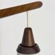 Wall light in teak and opaline glass, 1960s