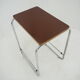 midcentury chrome side table, 1960s
