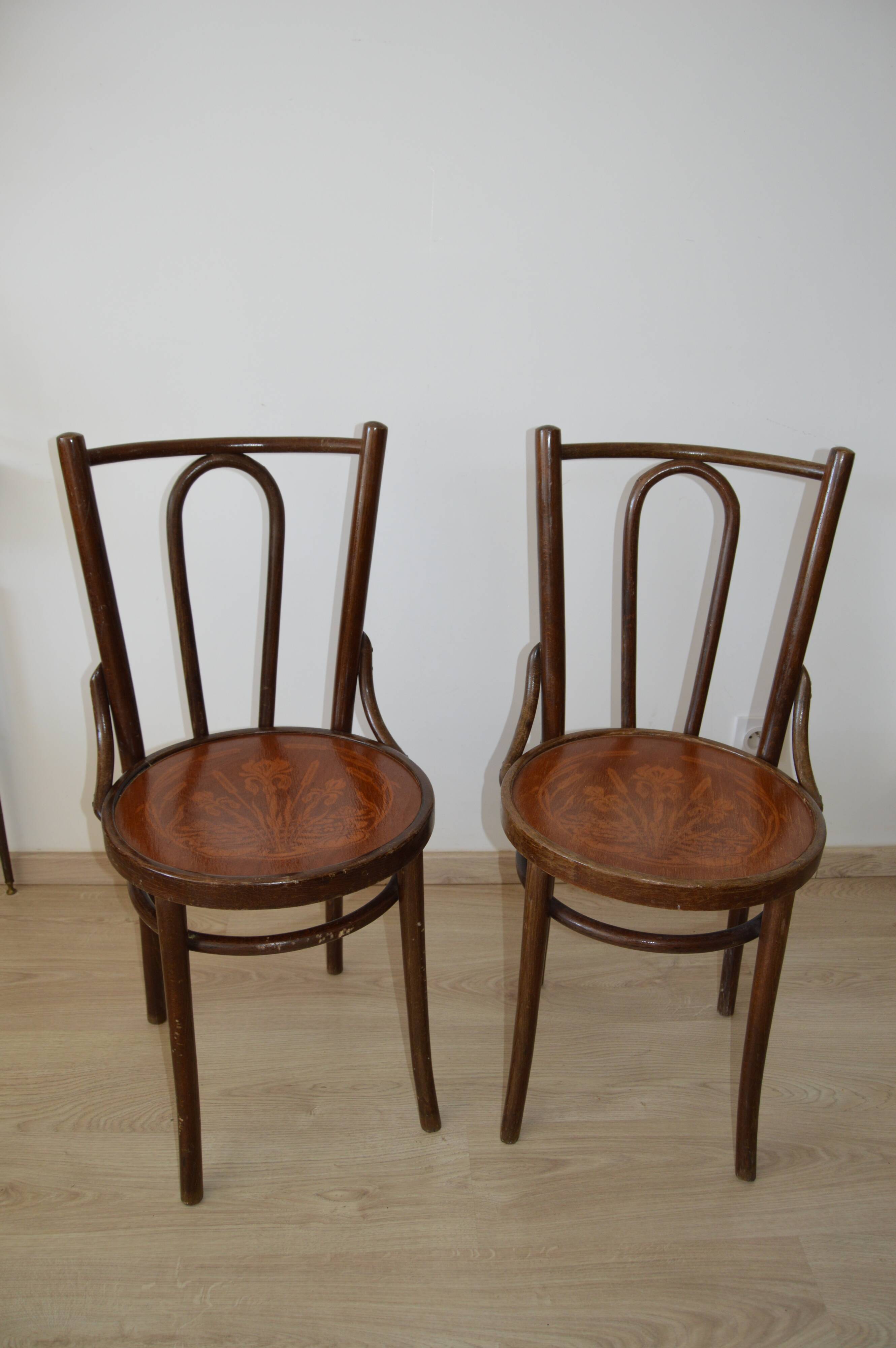 Chaises bistrot Art déco