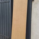 Large mirror mirror rear-view mirror of the 70s 36x136cm