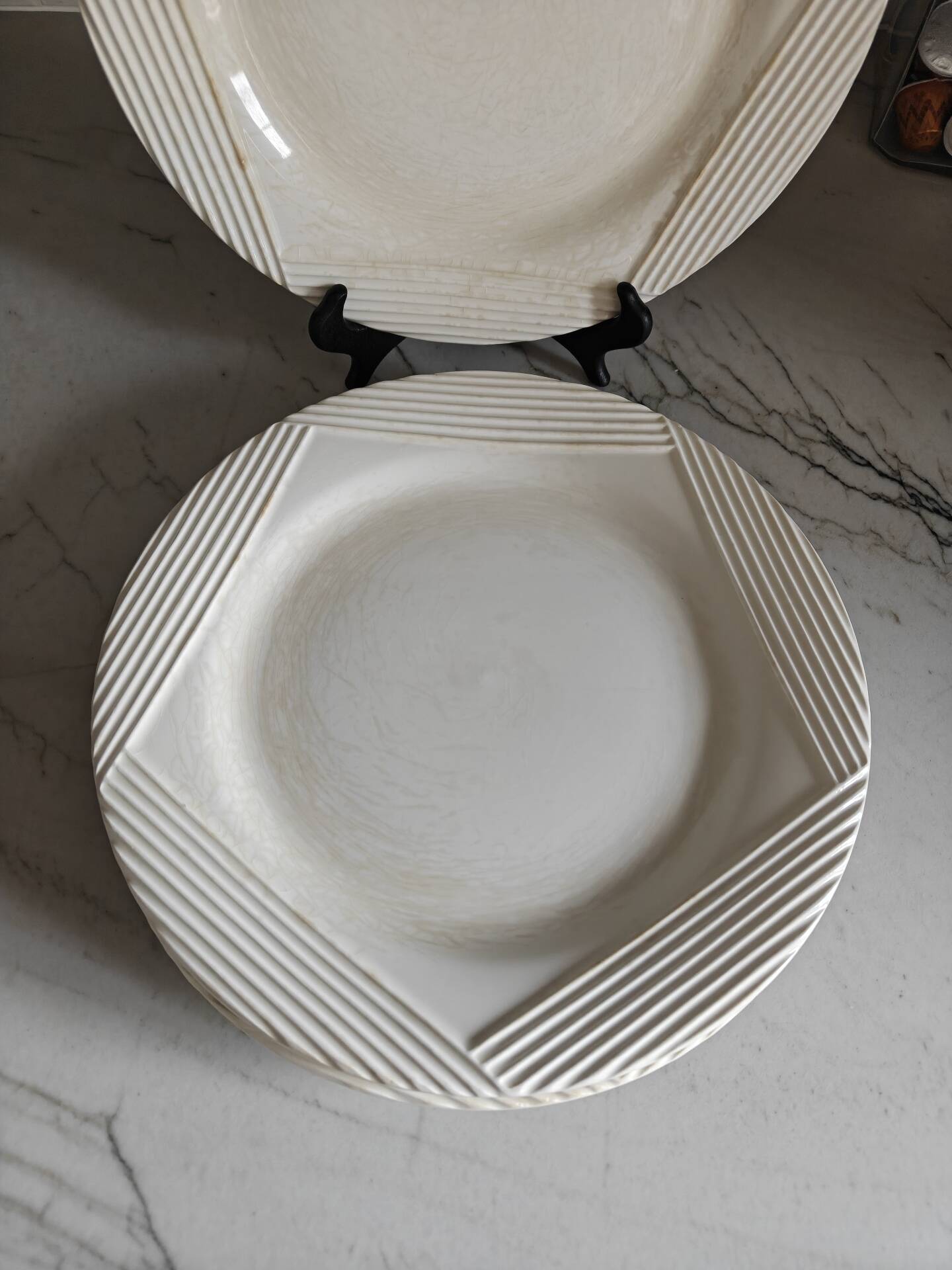4 plates from gien