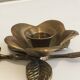 Brass "flower" candlestick