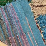 Tapis Marocain  Boucherouite coloré - 80 x 170 cm