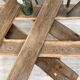 Primitive oak bench