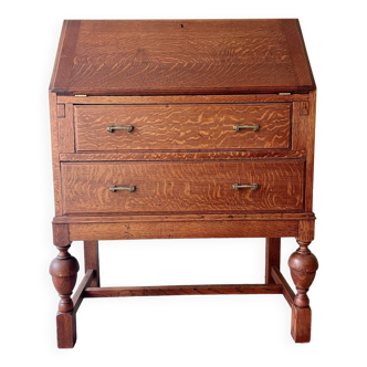 Vintage Bureau Desk with Drawers