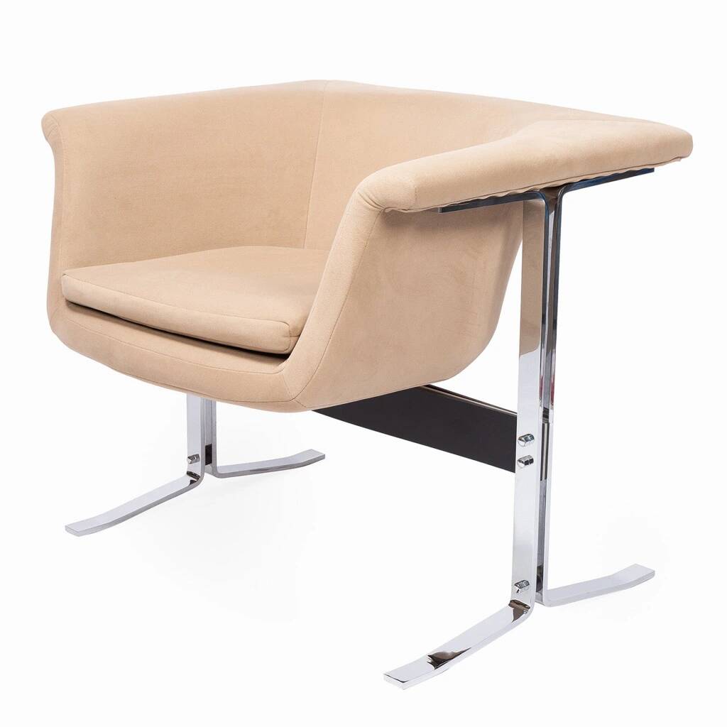 A replica of a chair originally by Otakar Binar